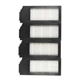 HQRP 4-Pack Robot Vacuum Cleaner Filter Replacement For Ecovacs Deebot X1 Omni / X1e OMNI / X1 Plus / X1 Turbo