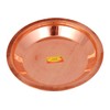 Shiv Shakti Arts® 100% Pure Copper Pooja Thali Plate Taman