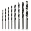 KEWAYO 8 Pcs Brad Point Drill Bits, 3-10mm Spur Point