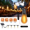 S14 100ft Solar String Lights Waterproof Outdoor Garden Patio Backyard