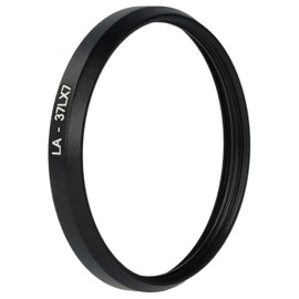vhbw 37mm Filter Adapter Compatible with Panasonic DMW-LPLA37, DMW-LND37, DMW-LCH37 Camera Lens - Adapter