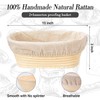 Bread Proofing Basket, 2 Pcs Banneton Basket Sourdough Proofing Baskets,