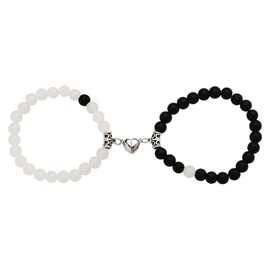 Valentines Day Gifts for Girlfriend Boyfriend Matching Bracelets for Couples Anniversary Birthday Gifts for Wife Husband Fiance Fiancee Long Distance Gifts for Him Her Couple Bead Bracelets