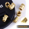 FullFun M3 Threaded Insert, M3 100pcs 3D Printing Brass Nuts,Knurled