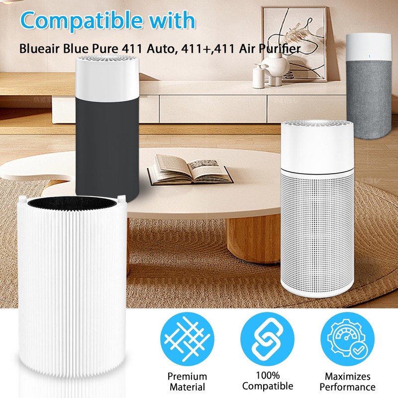 iAmoy 411 Replacement Filter for Blueair Blue Pure 411 /