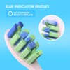 Toolsy 10PCS Replacement Heads Compatible with 7am2m AM100/AM101/AM105/AM111 Electric Toothbrush-