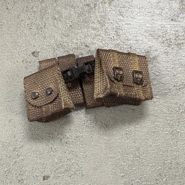 Custom Made SU-TCBT-SD: 1/12 Sand Brown Weathered Pouch utility belt for 6" action figure