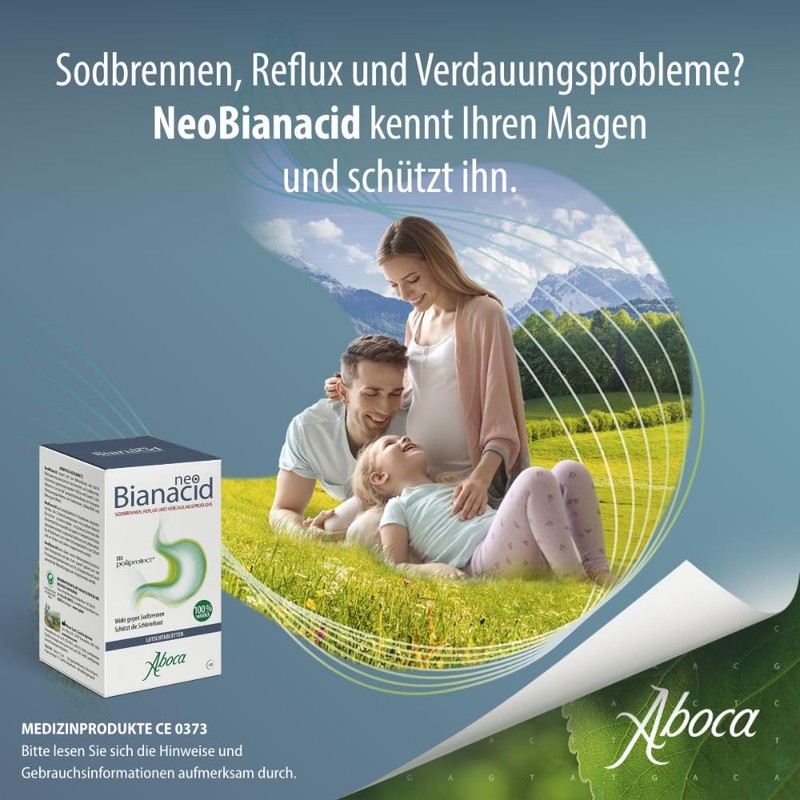 NeoBianacid Quick Aid for Heartburn, Reflux, Digestive Problems and Acid-Related
