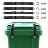 Raccoon Resistant Trash Can Lock Strap - Prevent Animal Rummaging