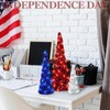 Ceenna 3 Pcs Independence Day Velvet Trees Set Independence Day