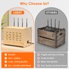 Upgrade WiFi Router Storage Box Hider, Projector Shelf, Large Space