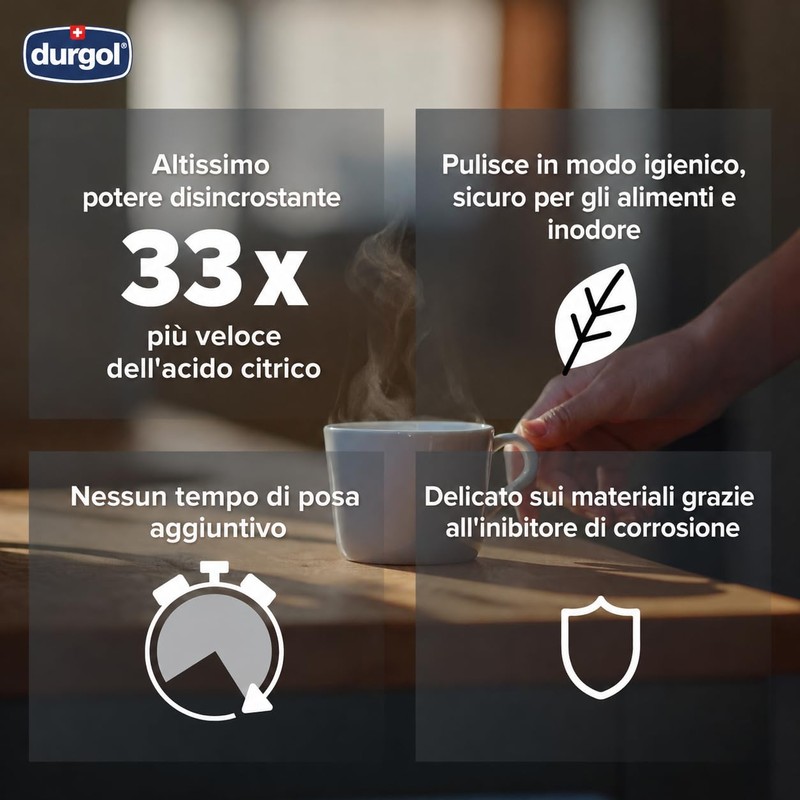 durgol swiss espresso - Decalcificante Professionale - Per tutte le
