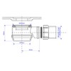 McAlpine STW4-65 Slim Shallow Shower Trap for Trays with 50mm