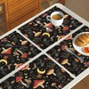 Mushroom Marble Placemats Set of 4, 12x18 Inch Moth Gothic