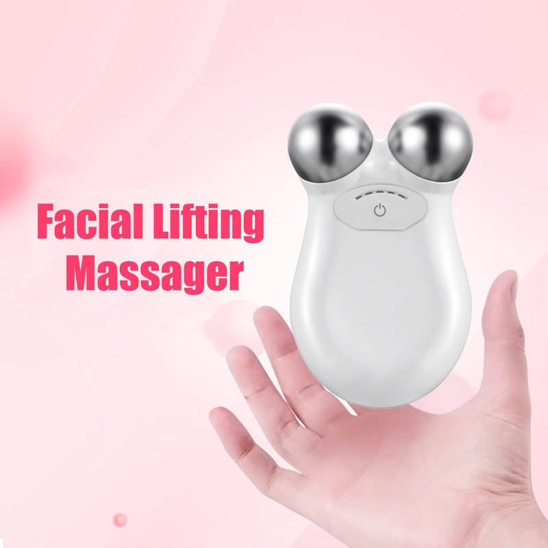 Microcurrent Skin Massager 3 Gears Face Firming Tightening Lifting EMS