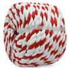 BONSINY Red Cotton Rope 3/4 inch x 100 feet -