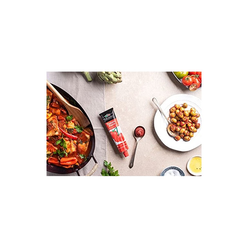 Tuscanini Premium Double Concentrated Tomato Paste Tube, 7.5oz (3 Pack)