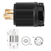 Plug, L14-20P Locking Plug, Generator Lock Adapter Male Plug, 20