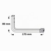 Gedotec Wall Hooks Garage Hooks Workshop Mounting Hooks for Screwing