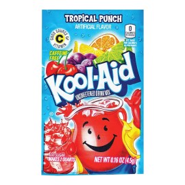 Kool-Aid Full Box 48x Packets Kool-Aid Tropical Punch Soft Drink Mix | Caffeine Free |
