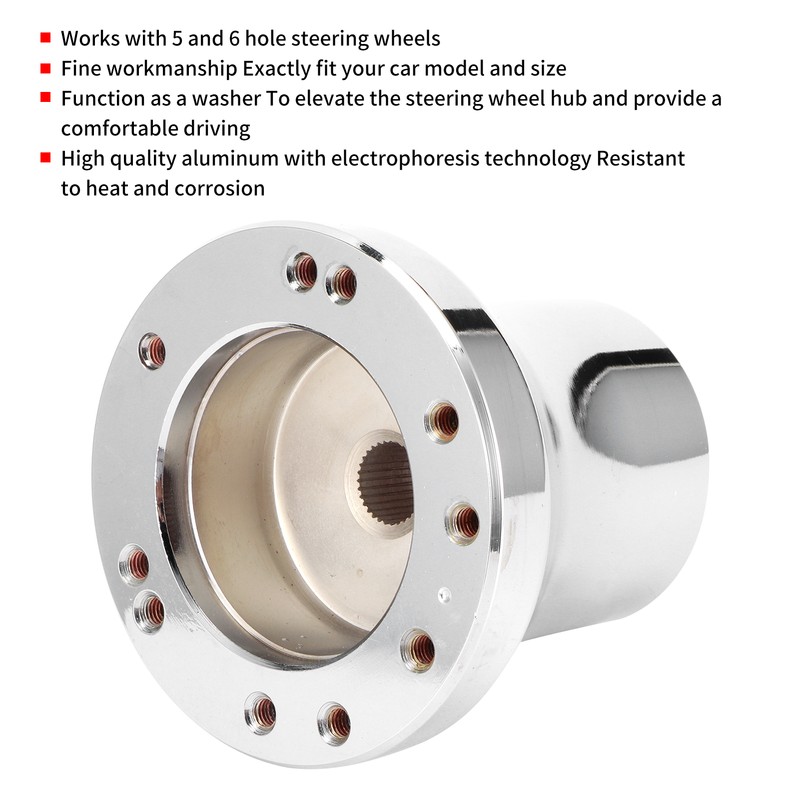 5/6 Holes Golfcart Steering Wheel Hub Adapter Fit for YAMAHA