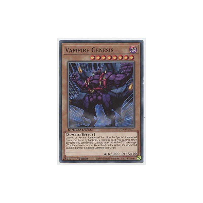 Vampire Genesis - SGX3-ENC01 - Common - 1st Edition