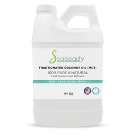 Soapeauty- ACEITE DE COCO FRACCIONADO Prensado en frío Refinado | 100% Natural Disponible a Granel | Portador de Esencias