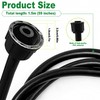 One PVC nylon reinforced spray replacement hose, 47.24 inch garden