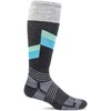 Sockwell Women's The Steep Ski Moderate Graduated Compression Long Sock,