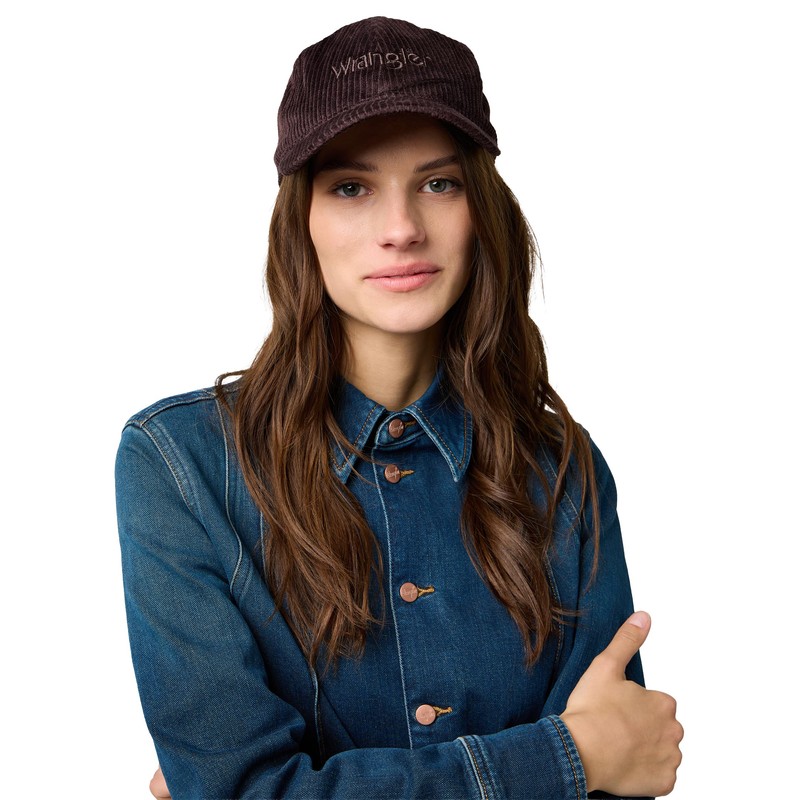 Wrangler Men's Corduroy Baseball Cap, Mole, Unit size