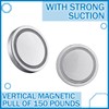 Therwen 10 Pcs 150 lb Powerful Neodymium Round Magnets Neodymium