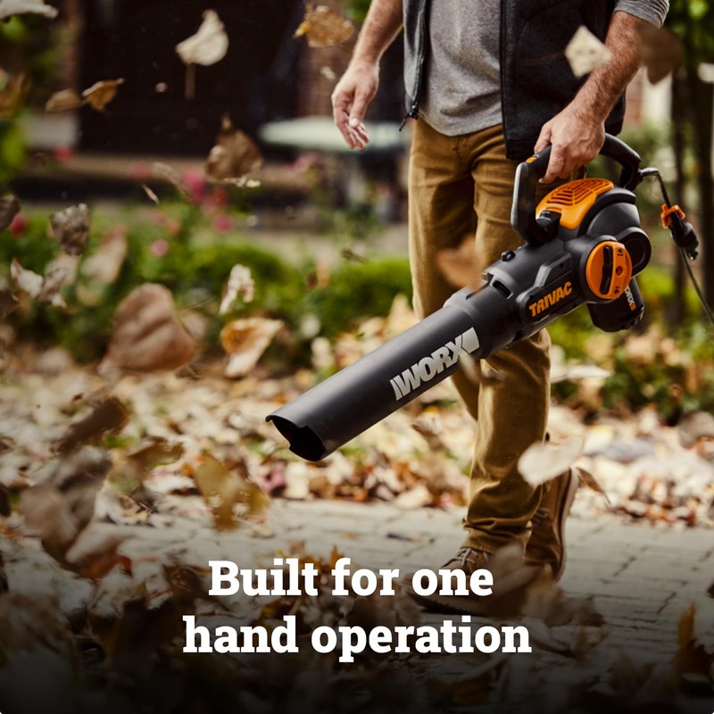 WORX WG512 12 Amp Trivac, 3 in 1 Electric Leaf