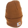 Carhartt unisex child Acrylic Watch Cold Weather Hat, Carhartt Brown,
