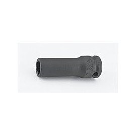 Koken 13301X-19 3/8 (9.5 mm) SQ. Impact Hexagonal Semi-Deep Socket (Thin) 0.7 inches (19 mm)