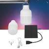 Solar Light Bulbs Monocrystalline Silicone Portable Rechargeable Solar Powered LED
