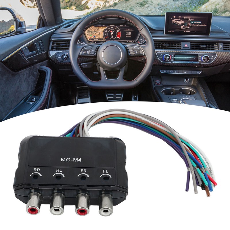 High to Low Audio Converter 4 Channel Anti Interference Reduce