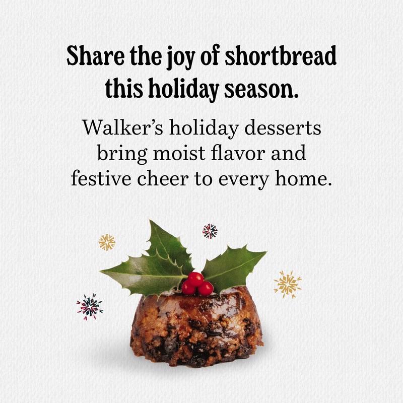Walker’s Luxury Rich Fruit Pudding, 14.1 oz, Includes 1 Plum