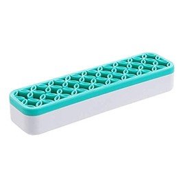 Elkine Sew Organiser - Workplace Storage Box and Organiser for Scissors, Pens, Accessories (Turquoise)