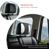 BWBWND Car Headrest Cover, Soft Leather Auto Seat Head Rest
