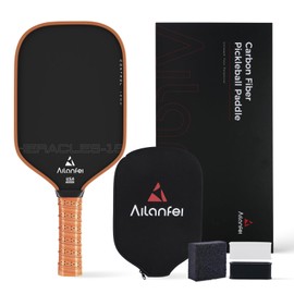 Ailanfei Pickleball Paddles Set,T700 Carbon Fiber Pickle Ball Paddle, Lightweight Rackets for Adults and Teenagers, Includes one Paddle Sleeve, one Cleaning Eraser and Two Pickleball Paddle Bands