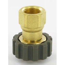 cyclingcolors Pressure Washer Coupling Screw Connection Adapter Quick Connector Brass M21 x 1.5-3/8 Inch F