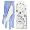Persons PSGL-16 Women's Two-Handed Gloves, PSGL16, Both Hands, White/Blue, 7.5