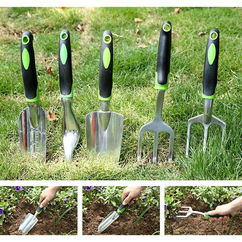 AIXXCUVQ Rust-Resistant Aluminum Alloy Garden Tool Hand Trowel for Easy