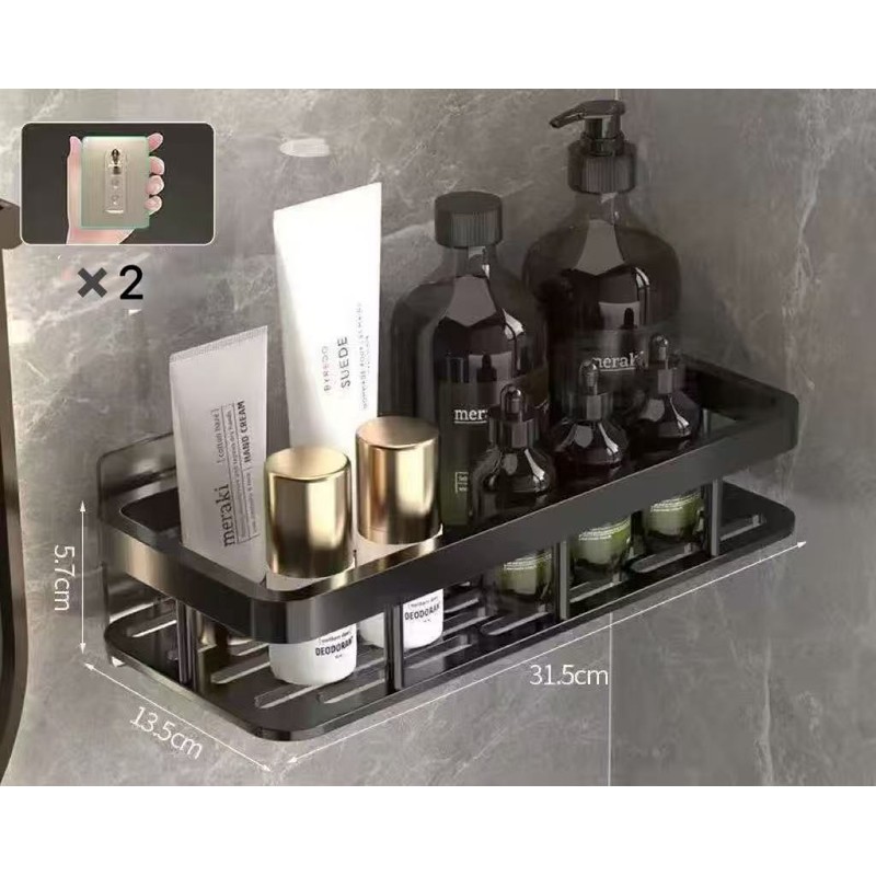 Bathroom Shelf – No Drill Design, Easy Storage for Shampoo