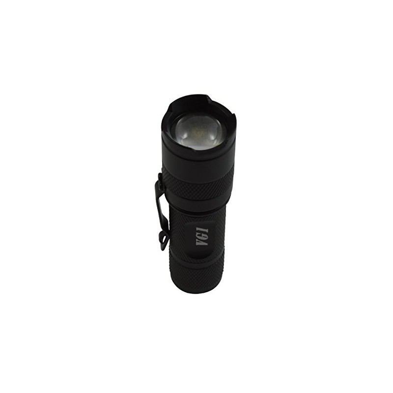 Helotex VG1 CREE LED Adjustable Focus AA Zoom Flashlight