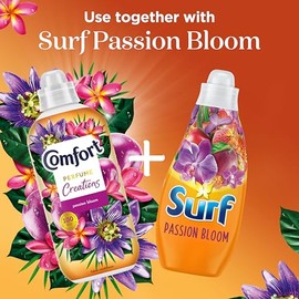 Comfort Perfume Creations Passion Bloom Fabric Conditioner with Motion-Activated Fragrance Technology 100 Days of Freshness 45 washes (1.35 L)