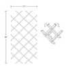 American Pro Décor 14-Bottle Trimmable Wine Rack Lattice Panel Inserts