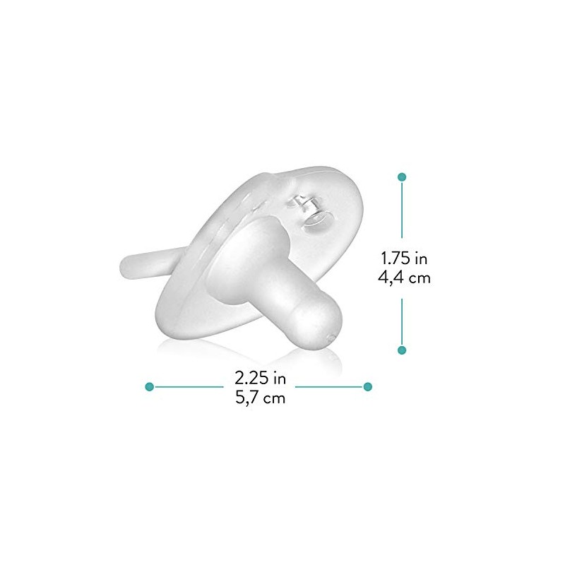 Evenflo Balance + Chupete cilíndrico (0 meses +, 6 unidades,