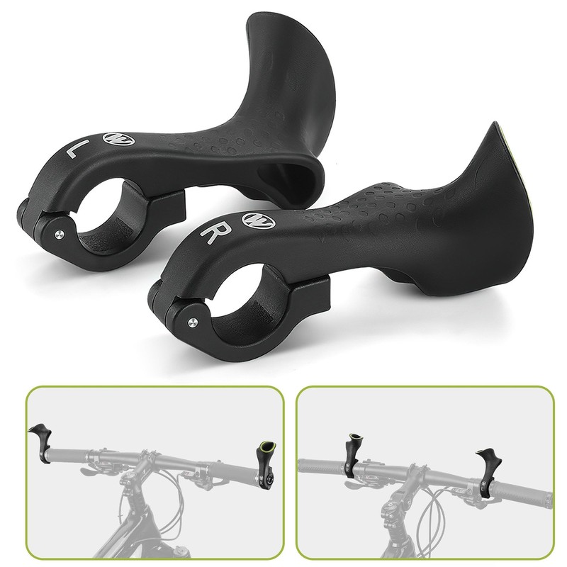 1 Pair Handlebar End Grips Bicycle Handlebar End Grips, Ergonomic