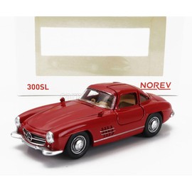 Norev 1/43 Mercedes 300SL (W198) 1954 Red NOREV Gull Wing Door Opening Mini Car